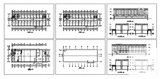 2层学生宿舍建筑方案设计CAD图纸 - 3