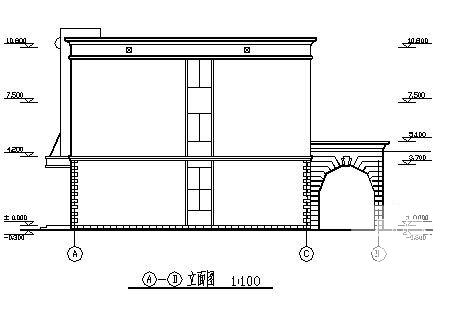 2层学生宿舍建筑方案设计CAD图纸 - 4