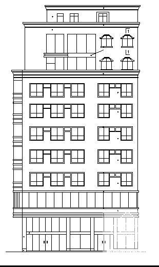 10层住宅楼建筑方案设计CAD图纸 - 1