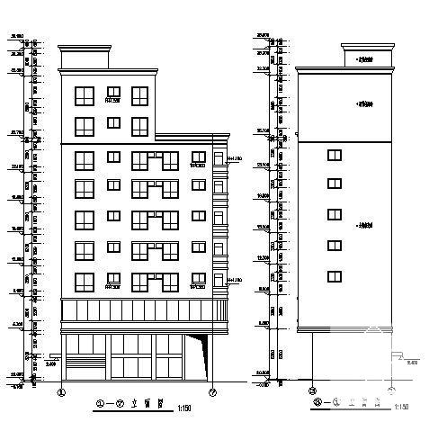 10层住宅楼建筑方案设计CAD图纸 - 3