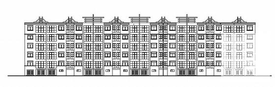 6层住宅楼建筑设计方案设计CAD图纸 - 3