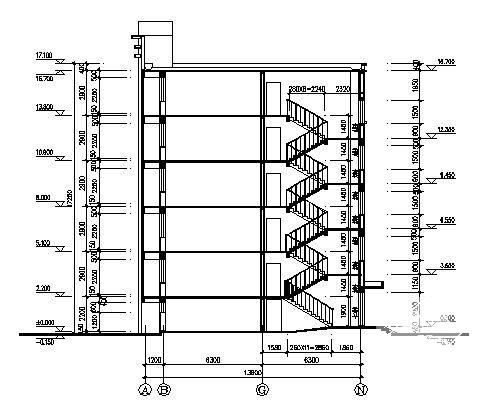 6层住宅楼建筑设计方案设计CAD图纸 - 4