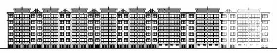 砖混结构6层住宅楼建筑方案设计CAD施工图纸 - 1