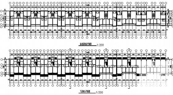 砖混结构6层住宅楼建筑方案设计CAD施工图纸 - 4