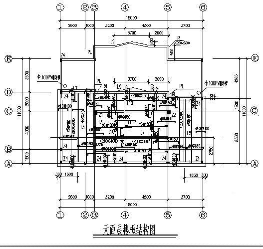 4层私人住宅楼建筑方案设计CAD图纸 - 1
