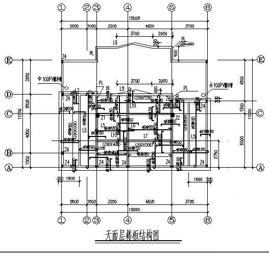 4层私人住宅楼建筑方案设计CAD图纸 - 1