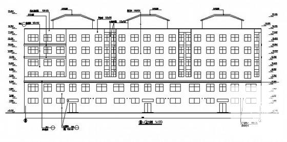 底商住宅楼建筑方案设计CAD图纸 - 1