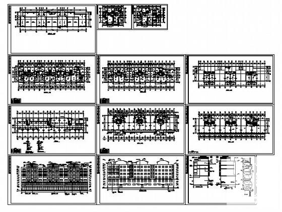 底商住宅楼建筑方案设计CAD图纸 - 4