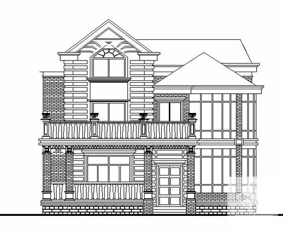 工程G型3层别墅建筑CAD施工图纸 - 3