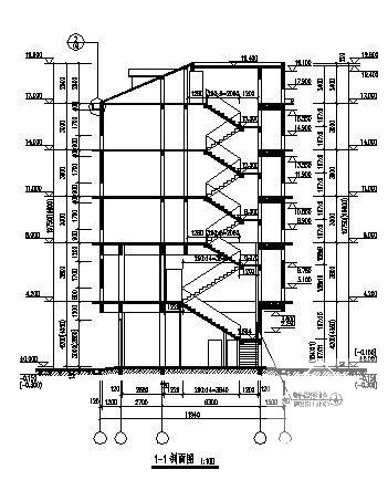 精美详细5层住宅楼建筑CAD施工图纸 - 4