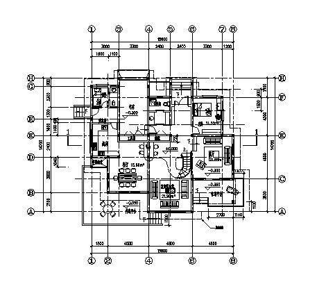 2层B2型别墅建筑CAD图纸 - 3