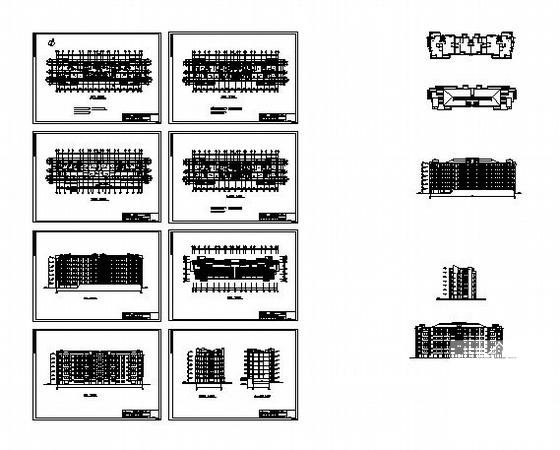 清水湾住宅5号楼建筑CAD图纸 - 2