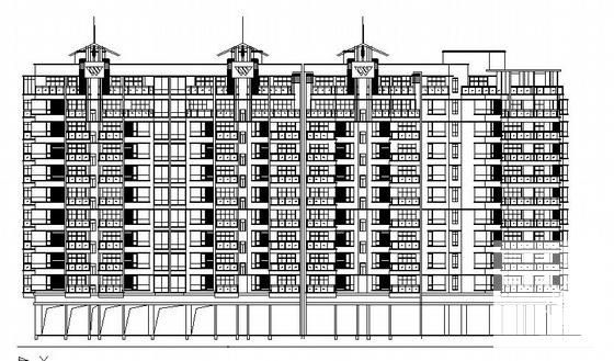 10层1-1A住宅楼建筑CAD图纸 - 3