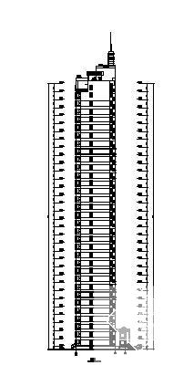 浦东花园小区建筑CAD施工图纸 - 4