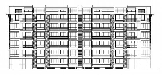清水湾砖混结构住宅2号楼建筑方案设计CAD图纸 - 4