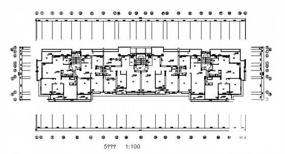 精美时尚的住宅11号楼建筑CAD图纸 - 4