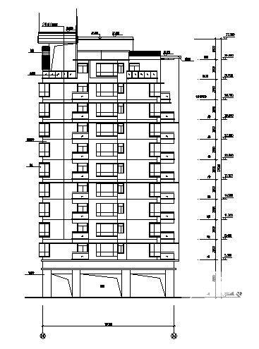 10层1-3住宅楼建筑CAD图纸 - 1