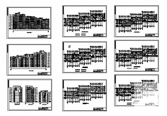 清水湾住宅1号楼建筑CAD图纸 - 4