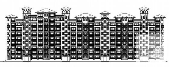 星河湾9层151号住宅楼建筑CAD施工图纸 - 4