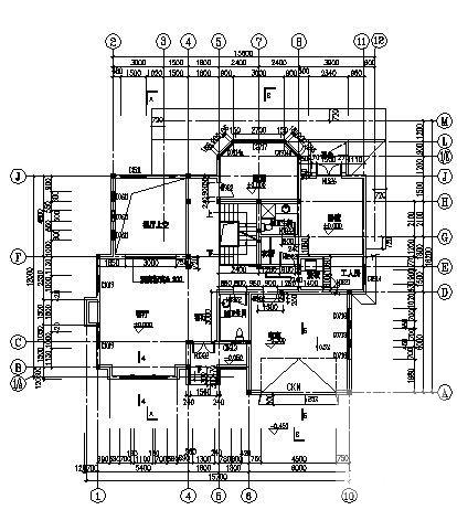 绿城11号套独立山地别墅建筑CAD施工图纸 - 4