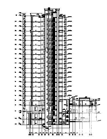 花园小区7、8号商住楼建筑CAD施工图纸 - 4