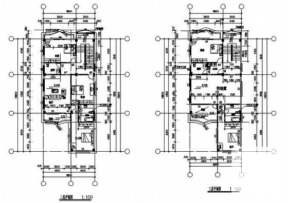 4层小型单体住宅楼建筑CAD图纸 - 3