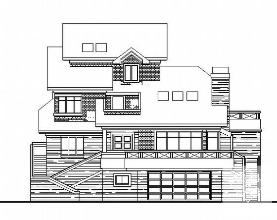 绿城1号套独立山地别墅建筑CAD施工图纸 - 2