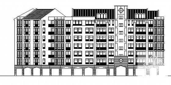 花园小区建筑CAD施工图纸 - 1