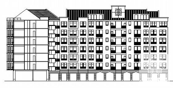 花园小区建筑CAD施工图纸 - 2