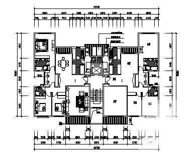 花园小区建筑CAD施工图纸 - 3