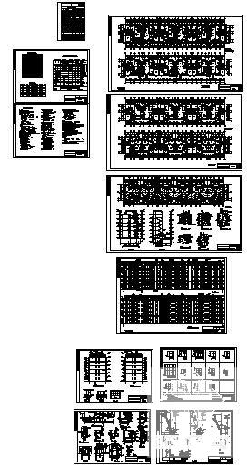 比较精美的6层住宅楼建筑CAD施工图纸 - 3