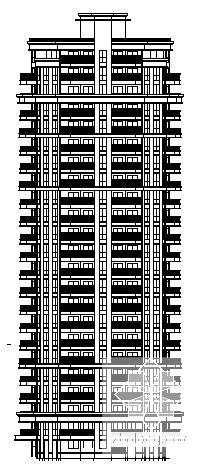 花园小区11号住宅楼建筑CAD施工图纸 - 1