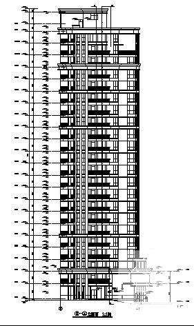 花园小区2、3号商住楼建筑CAD图纸 - 2