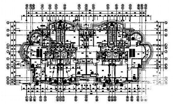 花园小区2、3号商住楼建筑CAD图纸 - 3