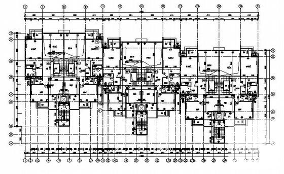 26.15米砖混结构7层商住楼建筑方案设计CAD图纸 - 2
