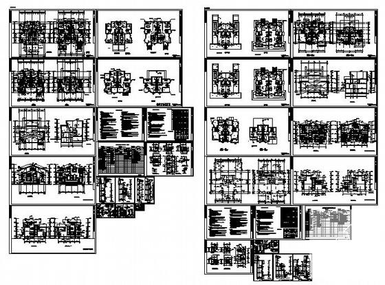 10.7米砖混结构4层别墅建筑设计CAD施工图纸 - 2