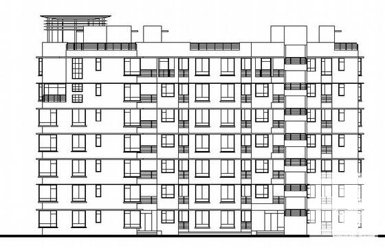 花园住宅楼建筑CAD施工图纸 - 2