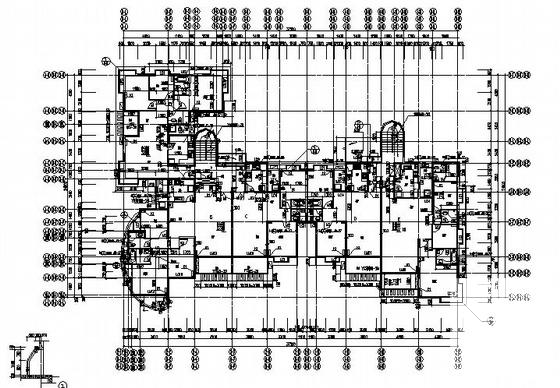 花园住宅楼建筑CAD施工图纸 - 4