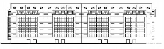 砖混结构小区6层住宅楼建筑施工CAD图纸 - 1