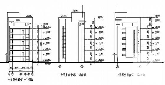 奉贤中学学生宿舍扩初CAD图纸 - 4