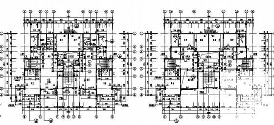 精美6层联排别墅建筑CAD施工图纸 - 4