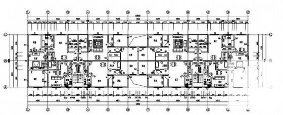 6层底框住宅楼建筑施工CAD图纸 - 2