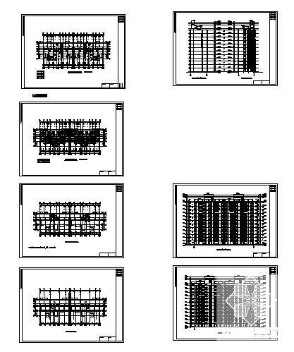 浦江镇120－J号配套商品房地块7号楼建筑CAD图纸 - 4