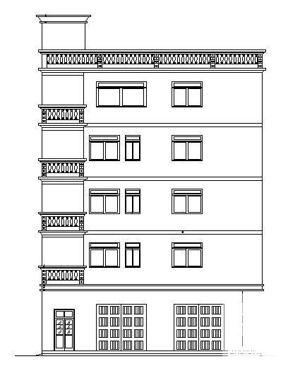 5层私宅建筑设计CAD图纸 - 2