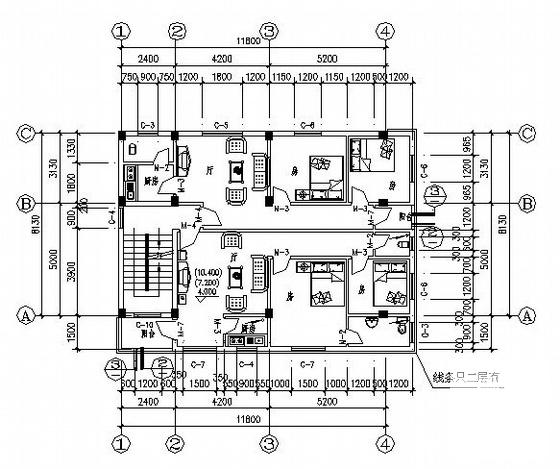 5层私宅建筑设计CAD图纸 - 3