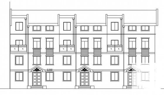 比较精美详细的3层别墅建筑CAD施工图纸 - 1