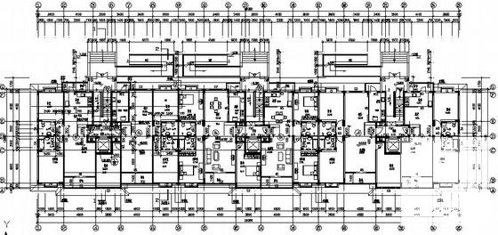 银座花园小区二期工程11层住宅楼建筑施工CAD图纸 - 4