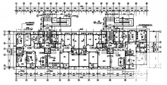 小区11层八号楼建筑方案设计CAD图纸 - 2