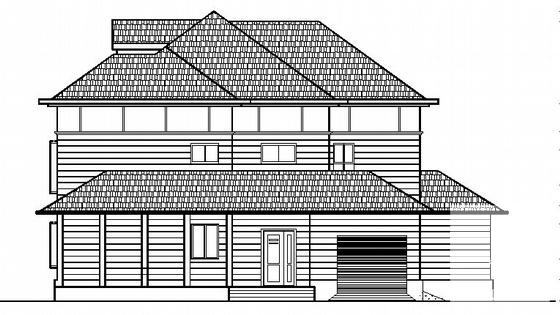 3层别墅建筑结构CAD施工图纸 - 3