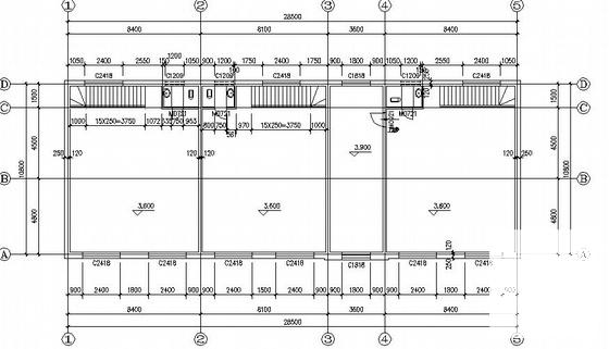 2层私人别墅建筑CAD图纸 - 2